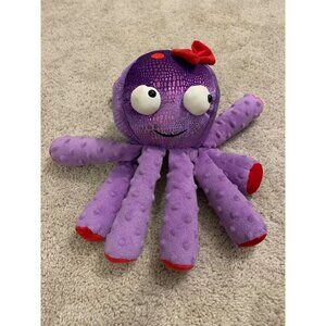 Scentsy Buddy Bubbles Purple Octopus Plush Retired Stuffed Toy W Beach Scent Pak